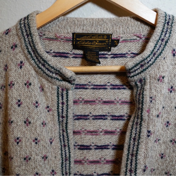Eddie Bauer vintage cardigan - Picture 3 of 4